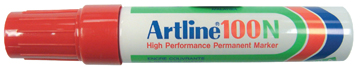 Permanent marker Artline 100 schuine punt 7.5-12 mm