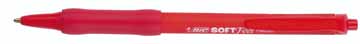 [TIM-837399] Balpen Bic Soft Feel Clic (rood)