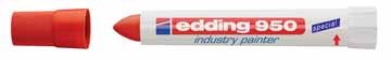 [TIM-950R] Industriemarker Edding 950 ronde punt 10 mm (rood)