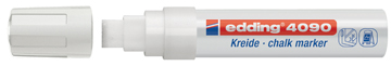 [TIM-4090W] Krijtmarker Edding 4090 beitelpunt 4-15 mm (wit)
