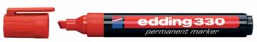 [TIM-330R] Permanent marker Edding 330 beitelpunt 1-5 mm (rood)