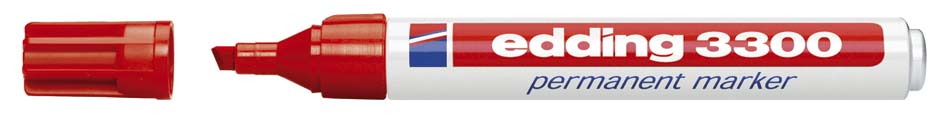 Permanent marker Edding 3300 beitelpunt 1-5 mm