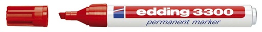 [TIM-3300R] Permanent marker Edding 3300 beitelpunt 1-5 mm (rood)
