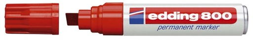 [TIM-800R] Permanent marker Edding 800 beitelpunt 4-12 mm (rood)