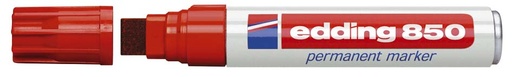 [TIM-850R] Permanent marker Edding 850 beitelpunt 5-15 mm (rood)