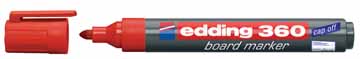 [TIM-360R] Whiteboardmarker Edding 360 ronde punt 1.5-3 mm (rood)