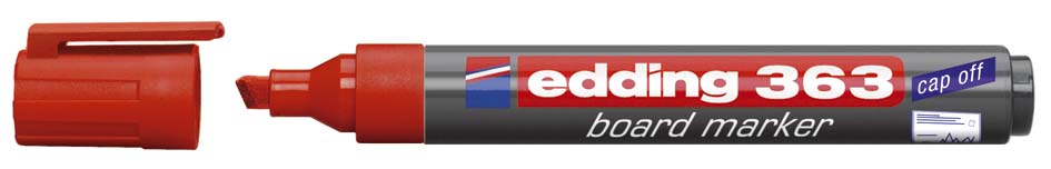 Whiteboardmarker Edding 363 beitelpunt 1-5 mm