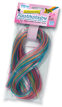 [TIM-732050] Scoubidou Folia 1,8mmx1m assorti (50) (glitter)