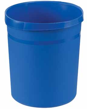 [TIM-181914] Papiermand Han 18 l rond plastic (blauw)