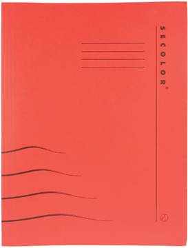 [TIM-3103115] Hechtmap met clip Jalema secolor A4 karton vkv50 (rood)