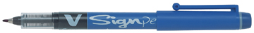 [TIM-134678] Viltstift Pilot V-Sign Pen medium (blauw)
