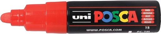[TIM-PC7MR] Paintmarker Uni-ball Posca ronde punt 4.5 - 5.5 mm (rood)