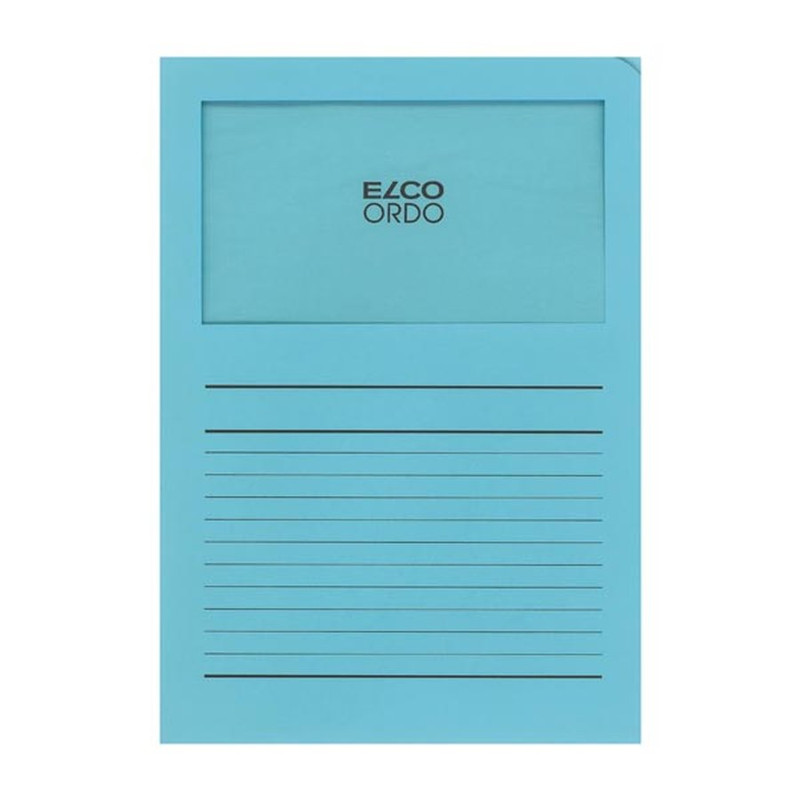 L-map Elco Ordo karton A4 120gr met venster (100)