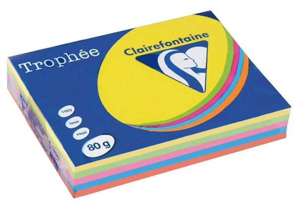 Clairefontaine DIN A4 80gr assorti (500) - FSC Mix credit