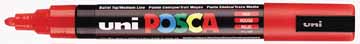 [TIM-PC5MR] Paintmarker Uni-ball Posca ronde punt 1,8-2,5mm (rood)