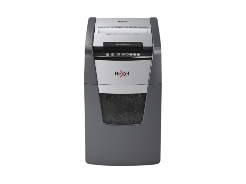 Automatische papiervernietiger Rexel Optimum AutoFeed+ 150X Cross Cut P4