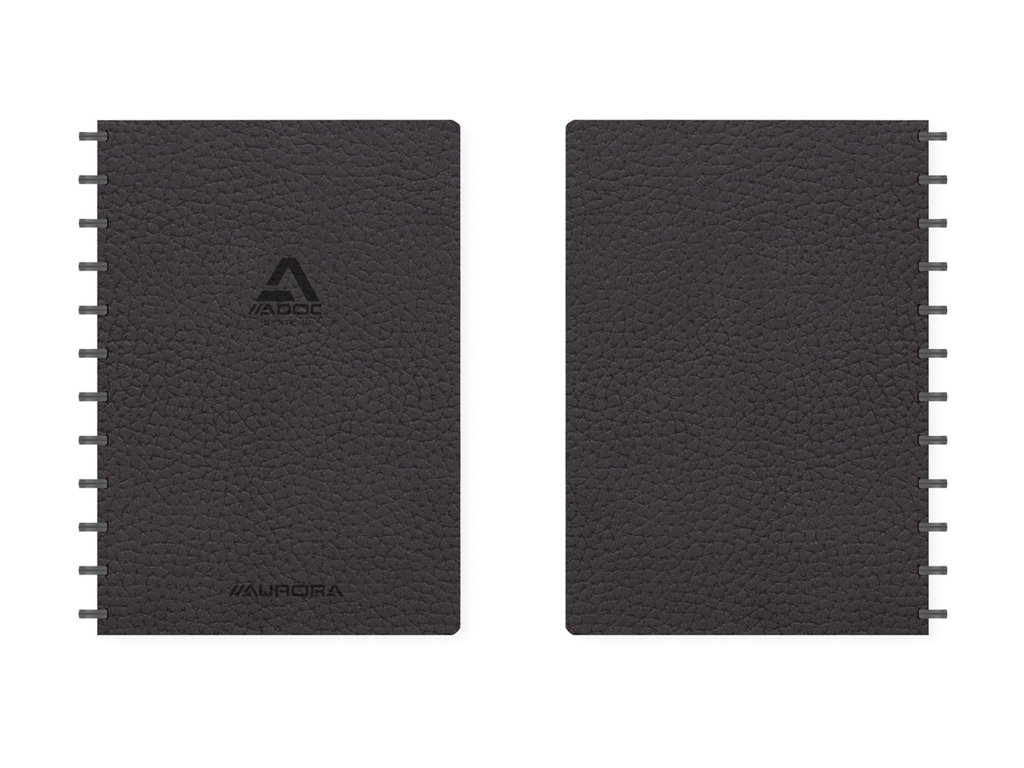 Schrift Adoc Business karton A4 geruit 144 blz met kantlijn zwart