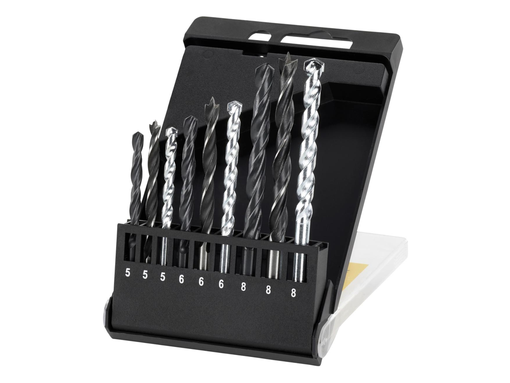 Borenset Irwin 9-delige metaal - hout - steen