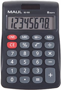 Bureaurekenmachine MAUL MJ 450 junior zwart