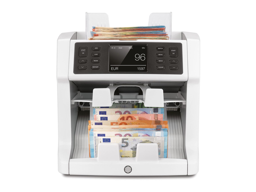 Biljettelmachine Safescan 2995-SX met fitness sorteerfunctie