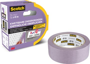 Afdekplakband Scotch 36mmx41m paars - PEFC Certified