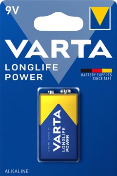 Batterij Varta Longlife Power 9V