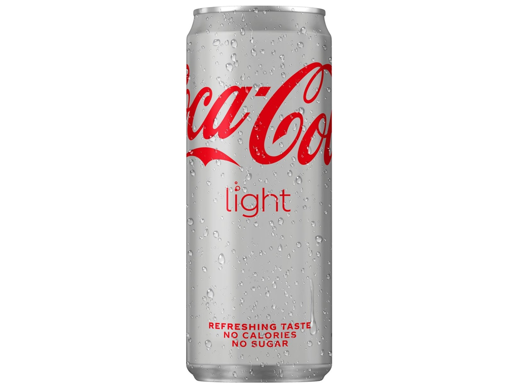Frisdrank Coca-Cola Light sleek blik van 33cl (24)