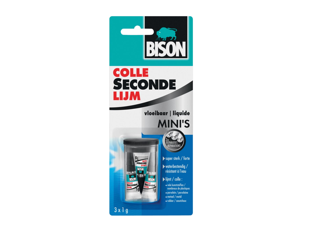 Secondelijm Bison Vloeibaar tube 1g (3)