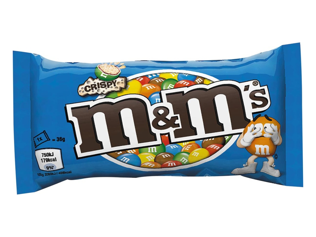 Snoep M&M's crispy zakje 36g (24)