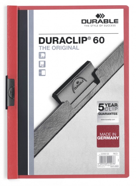 Klemmap Durable Duraclip 60 PP A4 60vel