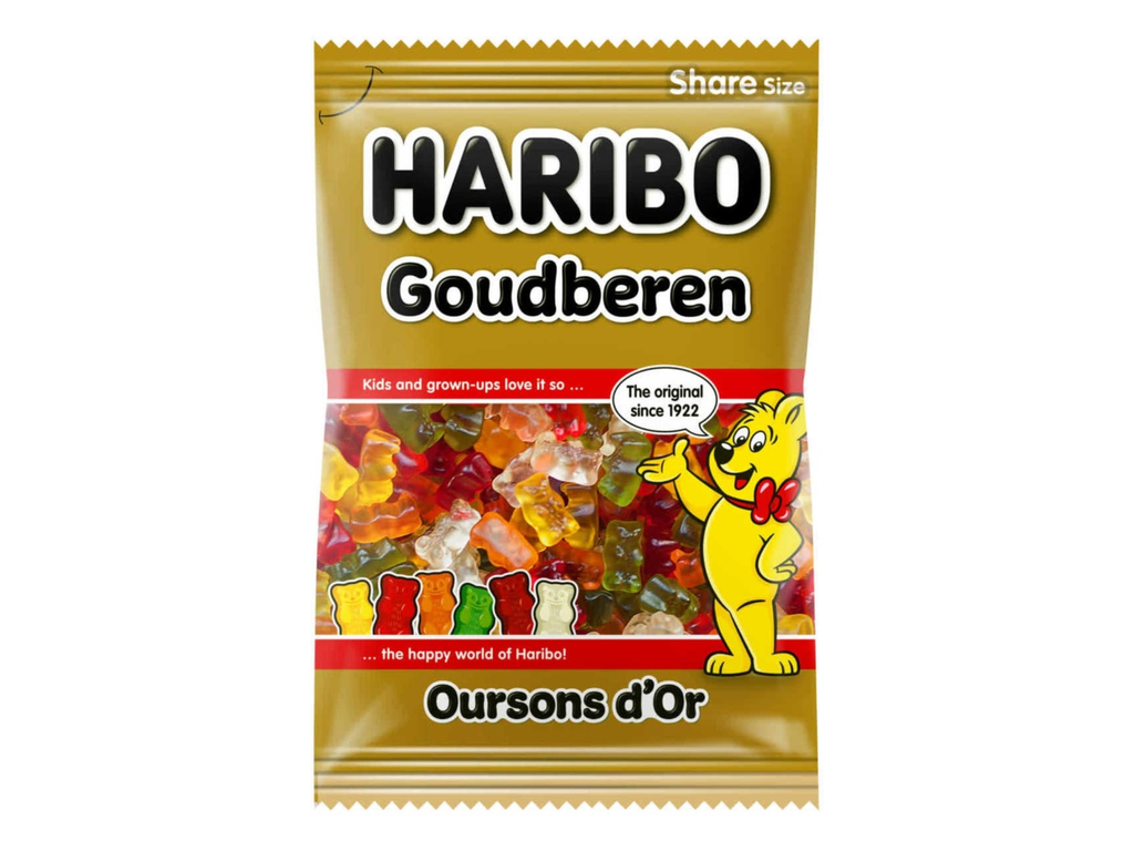 Snoep Haribo snoep goudbeertjes 250g