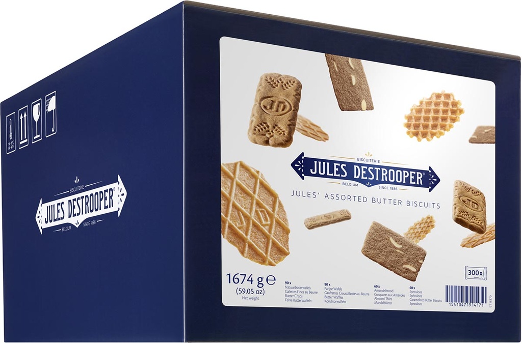 Koekjes Jules De Strooper Jules' Assorted Butter Biscuits (300)