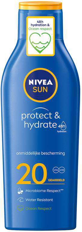 Zonnebrandcrème Nivea Sun Protect & Hydrate SPF20 200ml