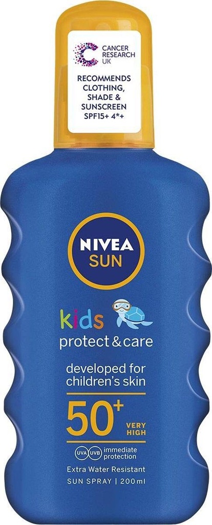 Zonnebrandcrème Nivea Sun Kids SPF 50+ spray 200ml