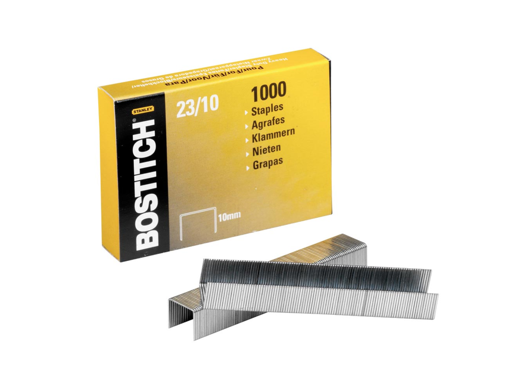 Nietjes Bostitch 23/10 verzinkt 10mm (1000)
