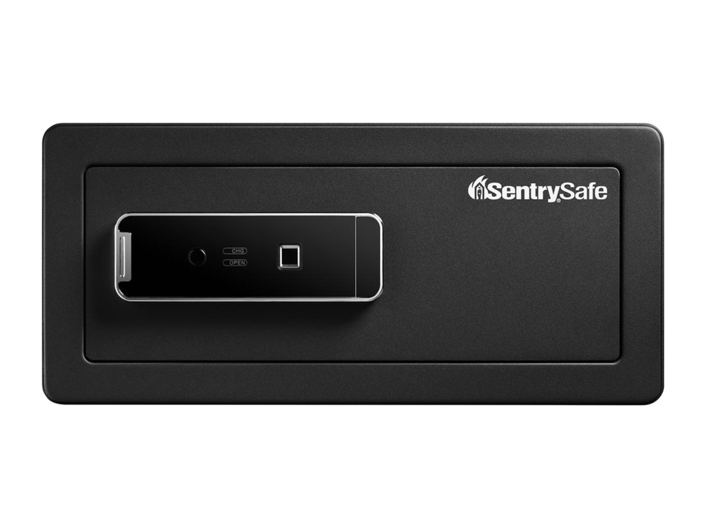 Biometrische kluis De Raat Sentry LX110B staal 19,5x43x37cm zwart