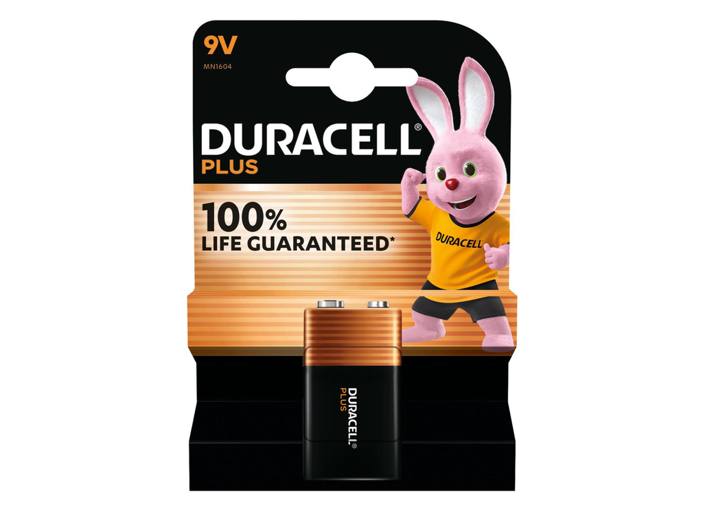 Batterij Duracell Plus 100% 9V
