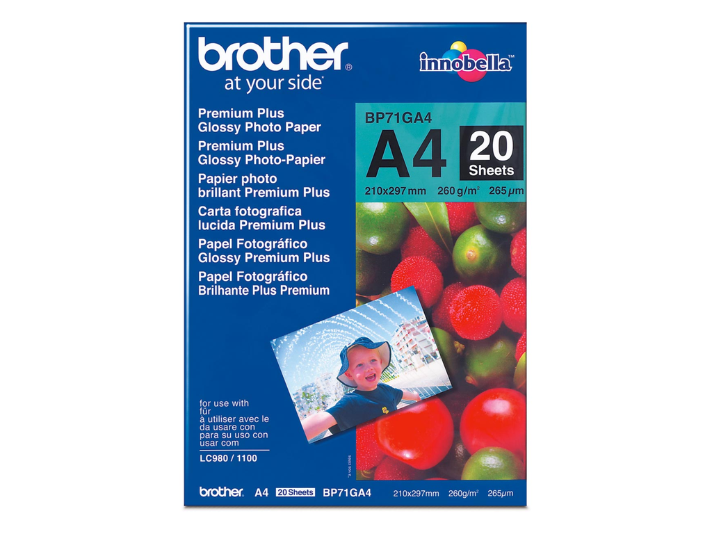 Fotopapier Brother glossy A4 260g (20)