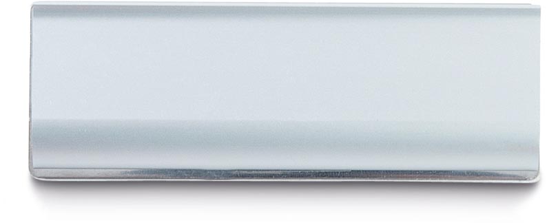 Klemlijst MAUL aluminium 11,3cm zelfklevend zilver