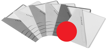 Insteekmap Jalema secolor A4 270gr rood