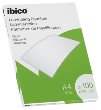 Lamineerhoes Ibico Gloss A4 2x100µ (100)