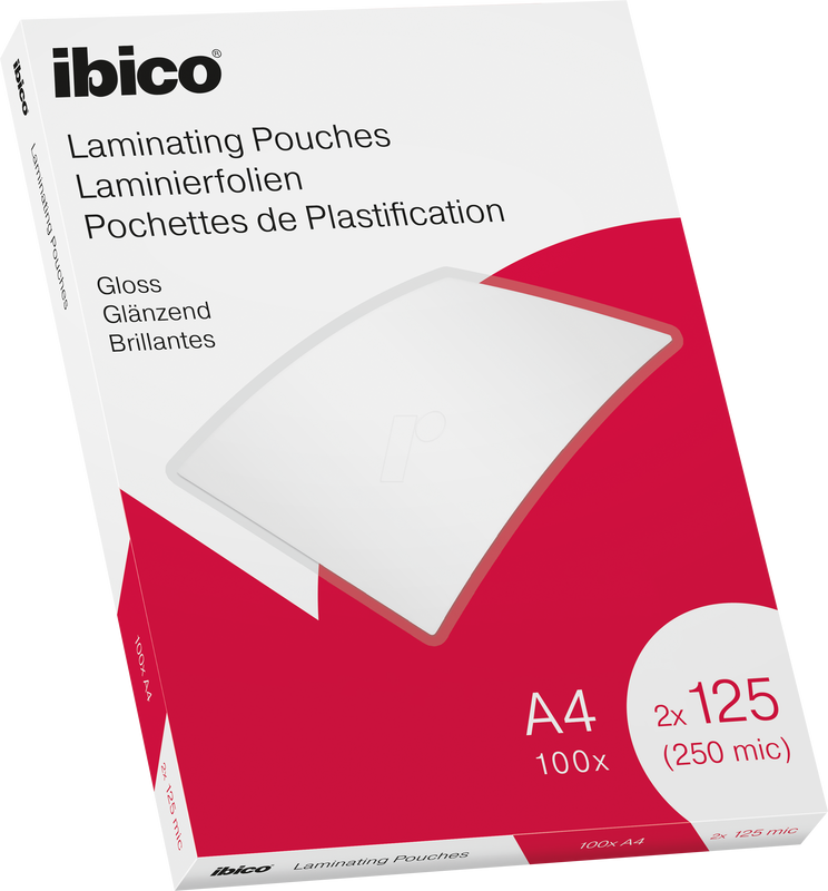 Lamineerhoes Ibico Gloss A4 2x125µ (100)