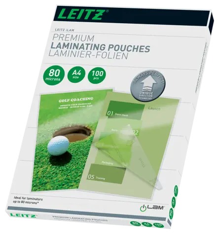 Lamineerhoes Leitz iLam UDT A4 2x80µ glanzend (100)