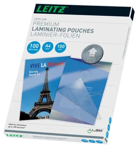 Lamineerhoes Leitz iLam UDT A4 2x100µ glanzend (100)