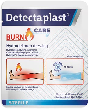 Brandwonden hydrogel compres Detectaplast Burn Care 20x20cm