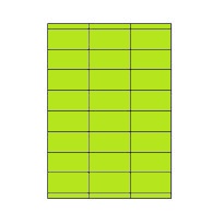 Etiketten Etipage 24 etik/bl 70x35mm 200bl/d groen
