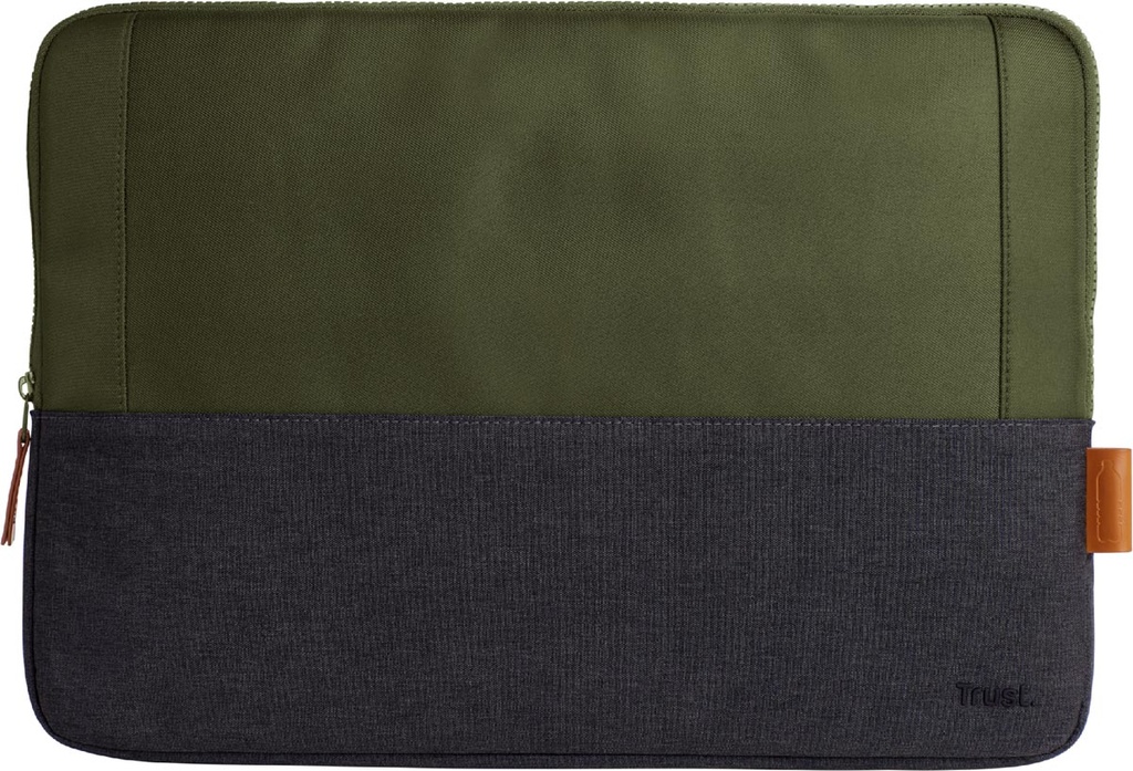 Laptophoes Trust sleeve voor 16" laptops groen
