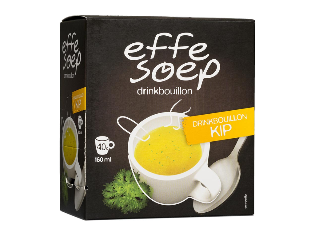 Soep Effe Soep drinkbouillon kip 160ml (40)