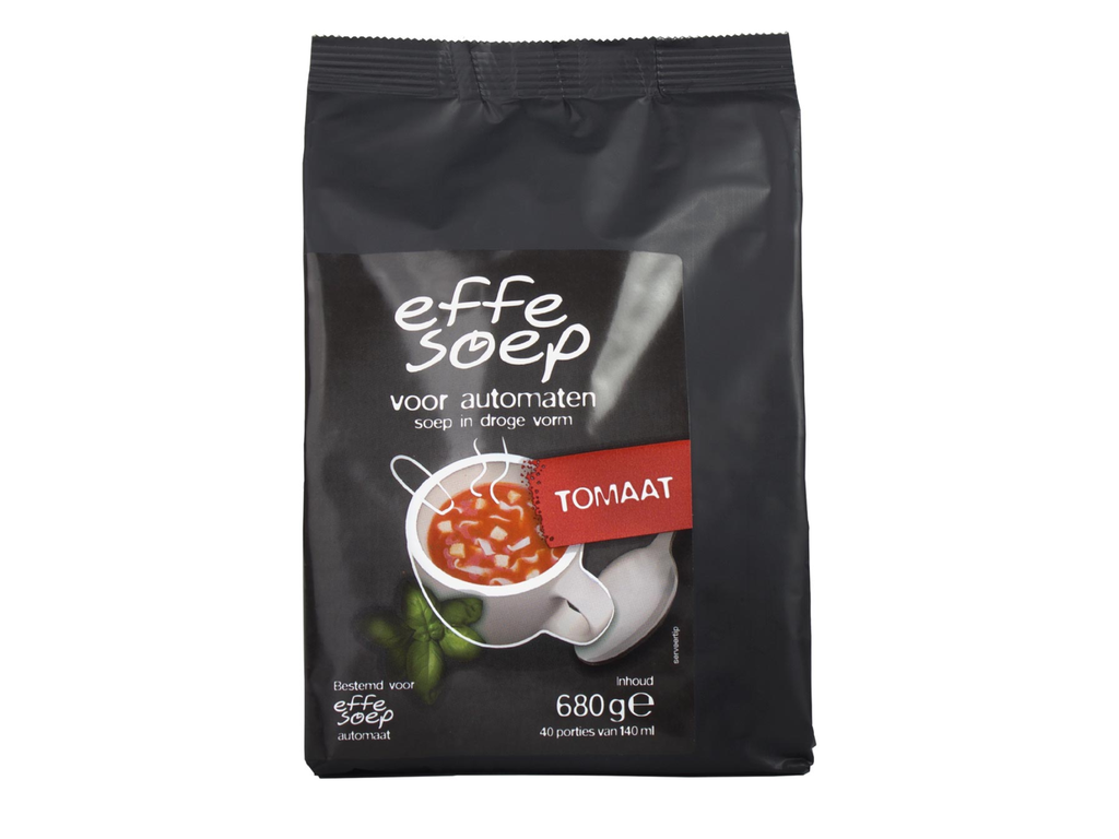 Soep Effe Soep vending tomaat 140ml zak (40)