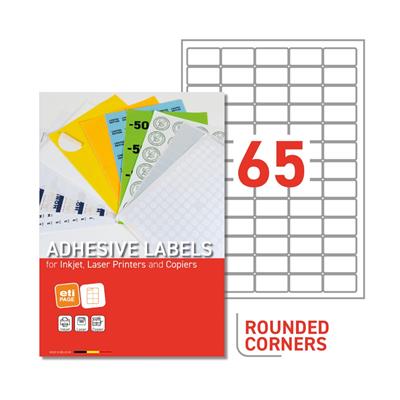 Etiketten Etipage 65 etik/bl 38,1x21,2mm 200bl/d afneembaar